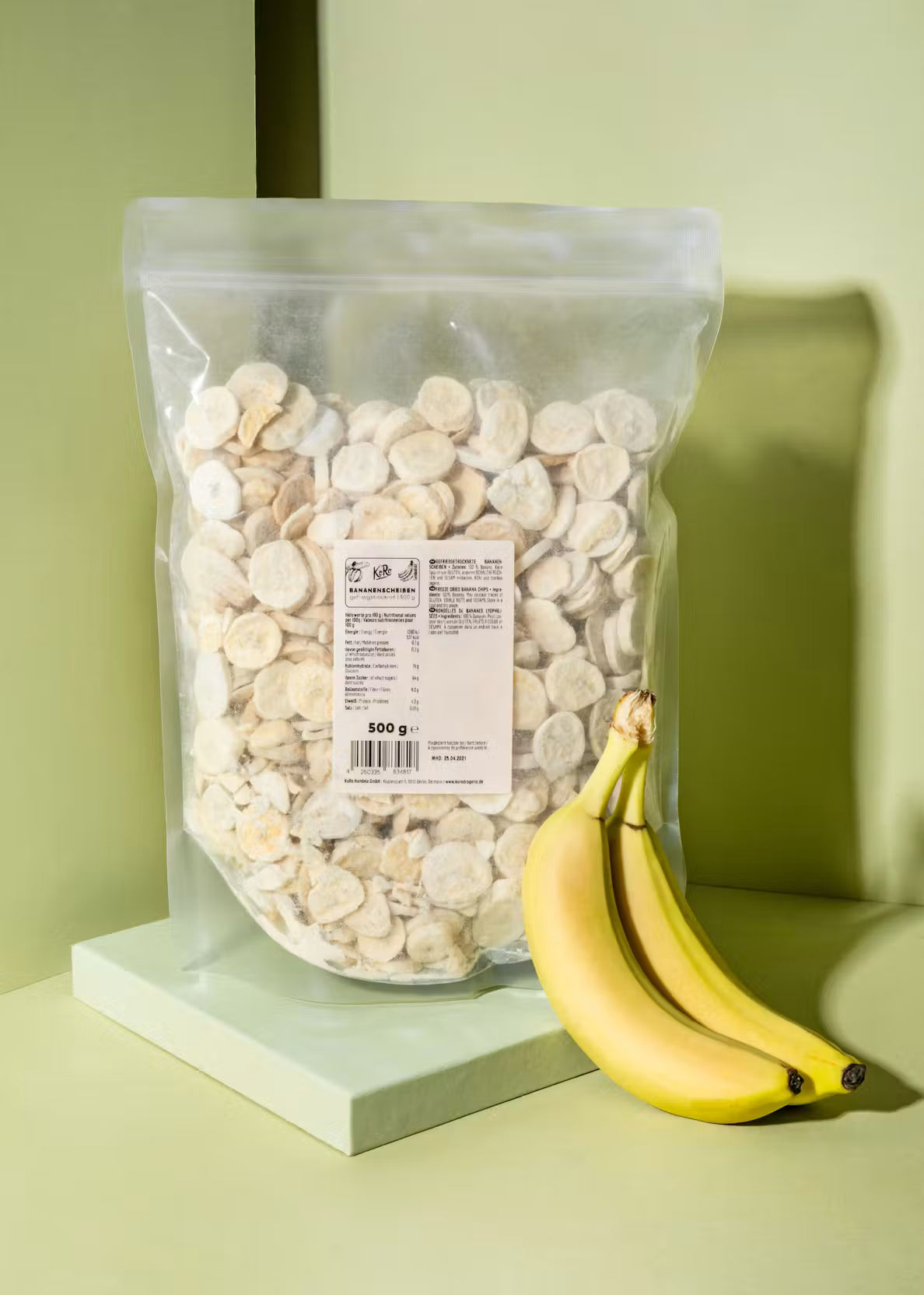 Bananes lyophilisées en rondelles 50g